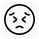 Persevering Face Push Icon