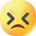 Persevering Emoji Face Icon