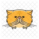 Persian Cat Longhair Calm Icon