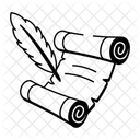 Persian Script Calligraphy Writing Icon