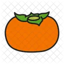 Persimmon Food Vegetable Icon