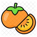 Persimmon Fruit Food Icon