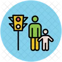 Person On Traffic Icon