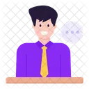 Self Talk Person Chatting Person Talking Icon