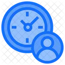 Business People Person Hour Clock Icon