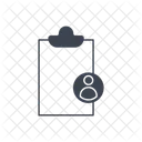 Document With A Person Icon