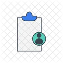 Document With A Person Icon