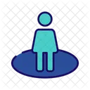 Person Location Map Icon