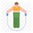 Person Skipping Rope Icon