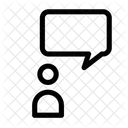 Person talk  Symbol
