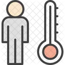 Man Temperature Person Icon