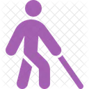 Person Cane Walking Icon