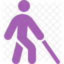 Person Cane Walking 아이콘