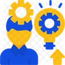 Person With A Lightbulb For Ideas Ideas Creativity Icon