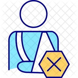 Person with injury  Icon