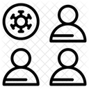 Person with setting in button  Icon