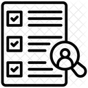 Auditoria Lista De Verificacion Marca De Verificacion Icono