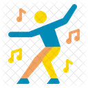 Icono Del Baile Musica Figura Icono