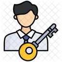 Persona Clave Clave Exito Icon