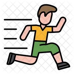 Persona corriendo  Icono