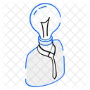 Persona Brillante Persona Creativa Idea Personal Icono