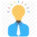 Creativo Mente Brillante Icono