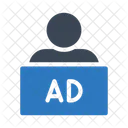 Anuncios Marketing Pancarta Icono