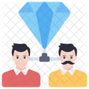 Personas Preciosas Personas Brillantes Personas Premium Icono