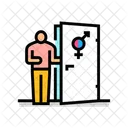 Persona Eligiendo De Icono
