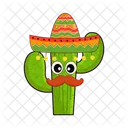 Mexico Pimenta Personagem Ícone