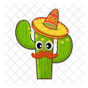 Mexico Pimenta Personagem Ícone
