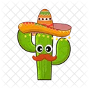 Mexico Pimenta Personagem Ícone