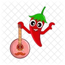 Mexico Pimenta Personagem Ícone