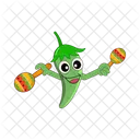 Mexico Pimenta Personagem Ícone