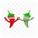 Mexico Pimenta Personagem Ícone