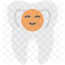 Personagem De Dente Emoji De Dente Feliz Ícone