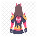 Personagem Do Diabo Personagem Do Mal Personagem De Terror Ícone