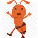 Formiga Inseto Feliz Ícone