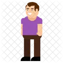 Personagem Masculino Homem Ícone