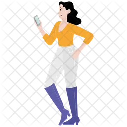 Personagem Mulher  Ícone