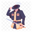 Personagem Ninja Guerreiro Personagem Ficticio Ícone