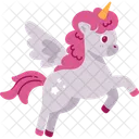 Unicornio Alado Cavalo Ícone