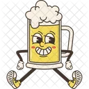 Personaje de vaso de cerveza  Icono