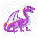 Vector De Dragon Criatura Mitica Criatura Legendaria Icono