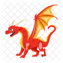 Vector De Dragon Criatura Mitica Criatura Legendaria Icono