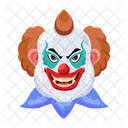 Vector De Cara Aterradora Cara De Payaso Personajes Malvados Icono