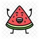 Personaje de sandia  Icono