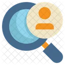 Personal Human Search Icon