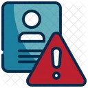 Personal Data Caution Icon