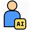 Personal Assistance Ai Robot User Artificial Profile Icon